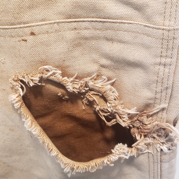 Vintage Carhartt Overalls 🌞 Sun Faded Distressed and destroyed naturally - Picture 8 of 8